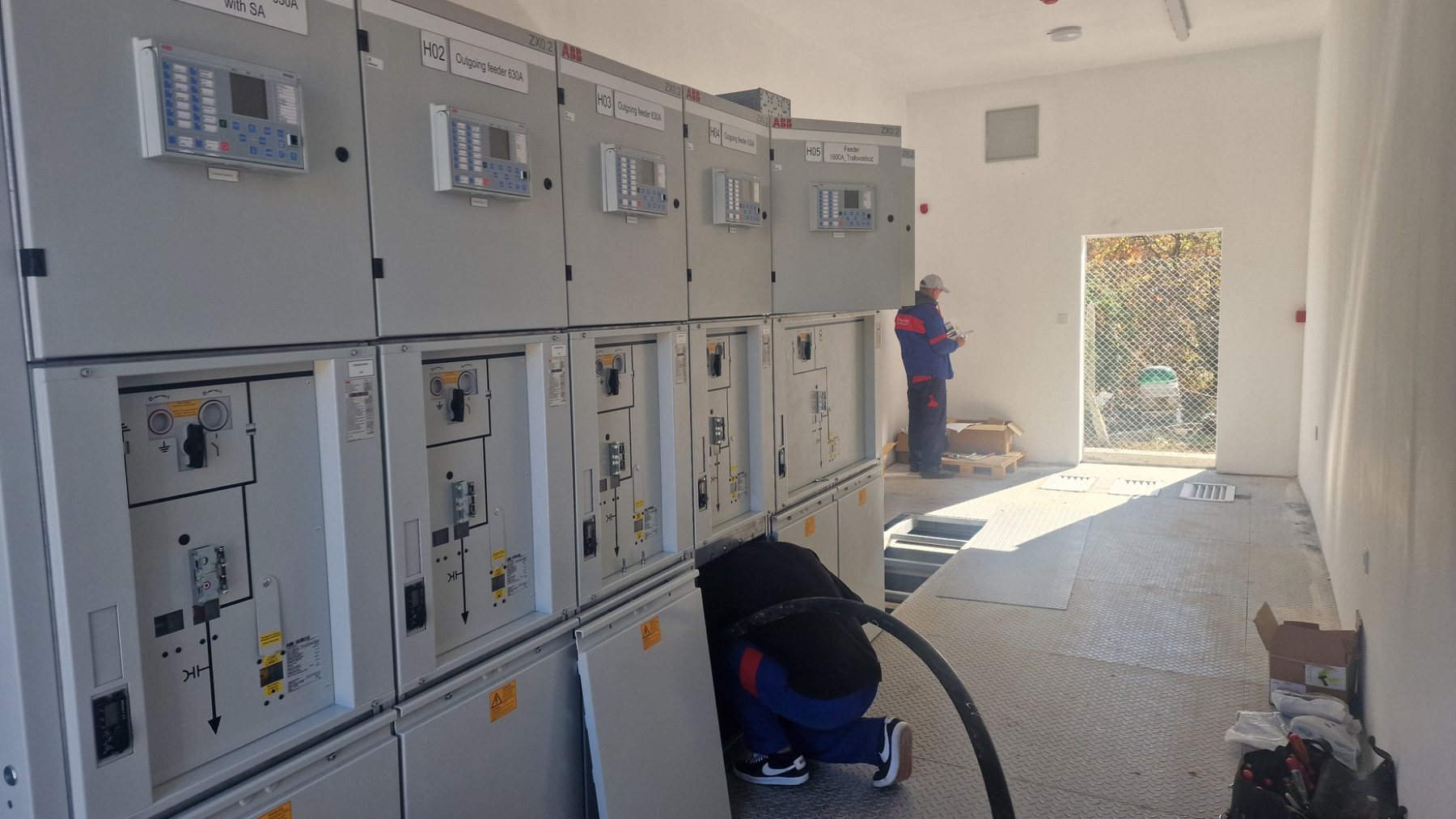 Switchgear room installation